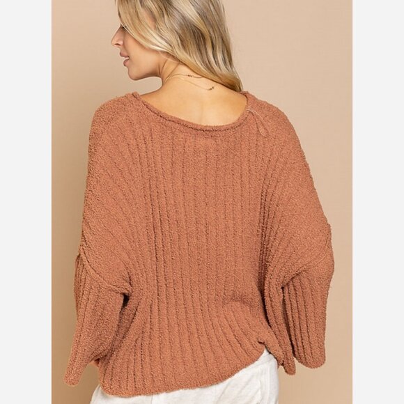 Boho Bell Sleeve Sweater – Relaxed Fit, Lightweight - Picture 3 of 7
